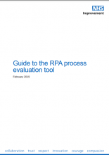 Guide to the RPA process evaluation tool: (Corporate services productivity toolkit)